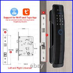 Electronic Lock Tuya APP Smart Lock Bright Panel Fingerprint Lock Keyless Code