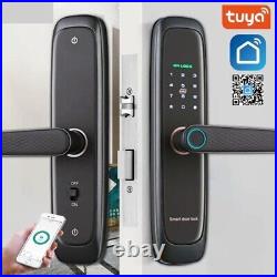 Electronic Smart Door Lock Biometric Fingerprint Password Unlock Keyless Entry