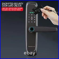 Electronic Smart Door Lock Biometric Fingerprint Password Unlock Keyless Entry