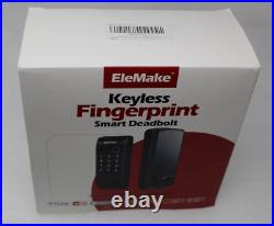 Elemake Smart Fingerprint Door Lock With Deadbolt FSDB-801B with BLE Gateway