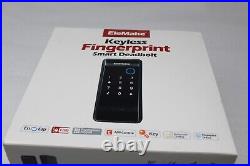 Elemake Smart Fingerprint Door Lock With Deadbolt FSDB-801B with BLE Gateway