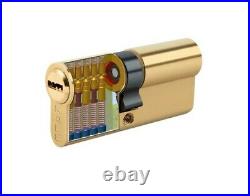 Euro Cylinder Barrel Door Lock 6Key uPVC Aluminium Timber Pvc Door Security 70mm