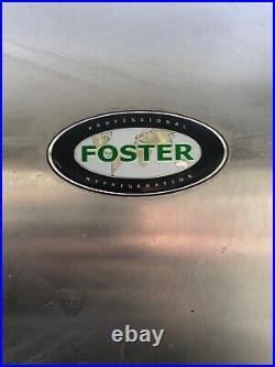 Foster Commercial Double Door Fridge Stainless Steel