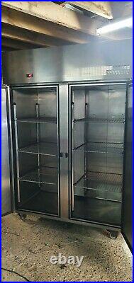 Foster Commercial Double Doors Chiller Stainless Steel Fully Working