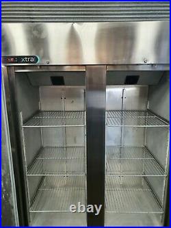 Foster Commercial Stainless Steel Upright Large Double Door Freezer