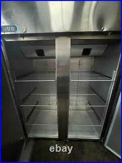 Foster Xtra Commercial Stainless Steel Upright Heavy Duty Double Door Fridge-VGC