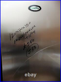 Fridge upright double door chiller stainless steal commercial Foster (No. J53)