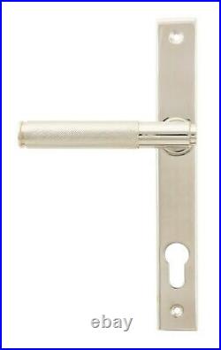 From The Anvil Door Lock Lever Handles Latch Set Polished Nickel