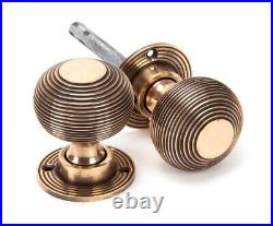 From The Anvil Polished Bronze Mortice/Rim Centre Door Knobs
