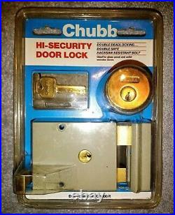 Front Door Chubb 4L69 Hi Security Door Lock Cylinder Drawback Lock Unused