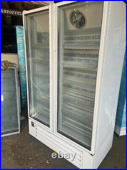 G7 Commercial Double Door Display Freezer (Glass Door)