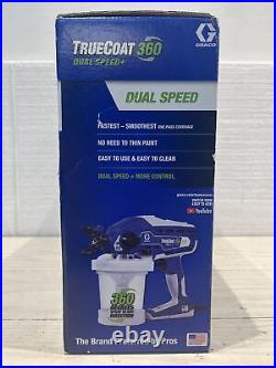 Graco 26D281 TrueCoat 360 Dual Speed Electric Handheld Paint & Stain Sprayer NEW