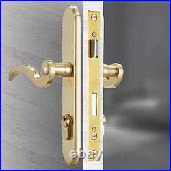 HTH Hthomeprod Solid Brass Lever Handle Set for Screen/Storm Door, Double Cylind