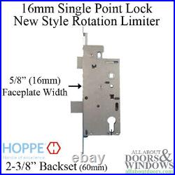 Hoppe Mortise Single Point Lock Rotation Limitor 1 Inch Deadbolt Throw 60/92