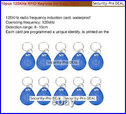 IP68 Waterproof RFID Card+Password Door Access Control+Magnetic Lock+IR Exit TOP