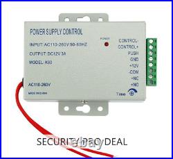 IP68 Waterproof RFID Card+Password Door Access Control+Magnetic Lock+IR Exit UK