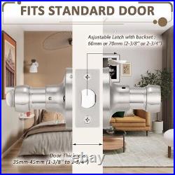 Interior Privacy Door Lever Keyless Locking Reversible Door Handles 5 Pack