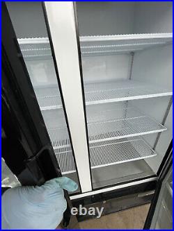 Interlevin Commercial Double Door Upright Display Freezer White- NEW CONDITION