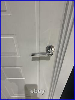 Internal door handles Chrome/satin Rose Set