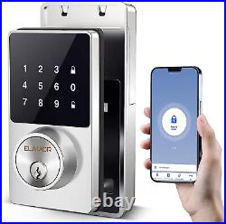 Keyless Entry Door Lock, Bluetooth Smart Lock with Touchscreen Keypads, App C