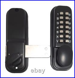 Lane Black Digital Gate Lock Suits Gates And Doors 33Mm To 60Mm Thick