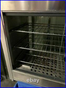 Lincat Commercial Pie Warming Hot Food Cabinet three display shelves