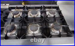 Lincat Natural Gas 6 Burner Commercial Cooker Oven Range