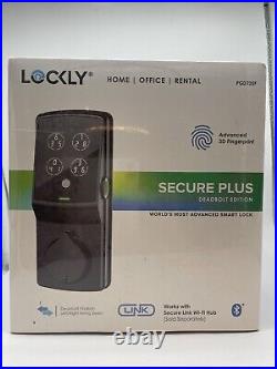 Lockly Secure Plus Deadbolt Bluetooth Fingerprint Keypad NewithSealed PGD728F