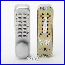 Mechanical Combination Push Button Door Lock Double-Sided Keyless Gate Keypad UK