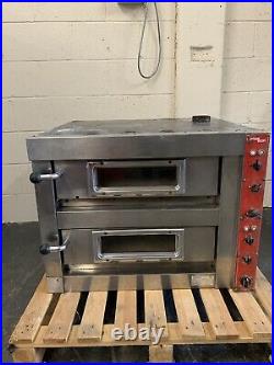 Monarch Double Twin Deck 2 Door Commercial Pizza Baking Oven Stone Based 3 Phase