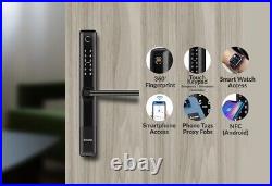 Multipoint Smart Door Lock Fingerprint, Pin Code, Phone, Mortise Compatible