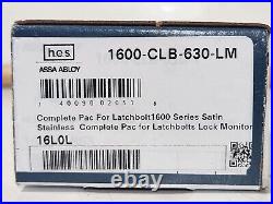 NEW HES 1600-CLB-630-LM Electric Strike Complete Pac for Latch Bolt Lock 24V 12V