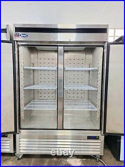 New Commercial Heavy Duty Stainless Steel Upright Double Doors Freezer 1300 Ltrs