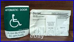 New Norton Push Button Fram Switch Model 662 Handicap Door Access Push Button