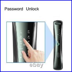New Smart Door Lock With Camera Fingerprint Password Key IC Card Electronic Lock