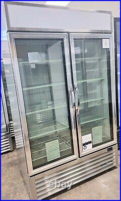 New True Commercial Stainless Steel Heavy Duty Upright Double Doors Freezer