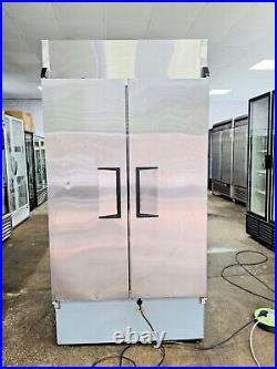 New True Commercial Upright Double Sided Doors Fridge. Very Good Condition