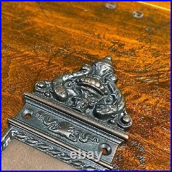 Oil Rubbed Bronze Finish Door Push Commercial Handle Hardware