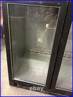 Osborne under counter commercial double door bottle fridge