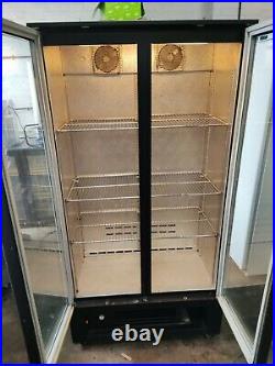 Osbourne Commercial double door display fridge drinks bottle cooler dairy etc