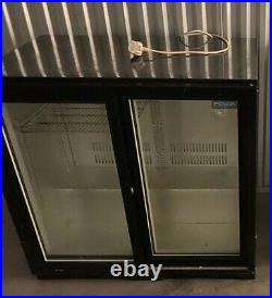 POLAR Under counter FRIDGE G003 DOUBLE DOOR WITH SHELFS COMMERCIAL WORKING USED