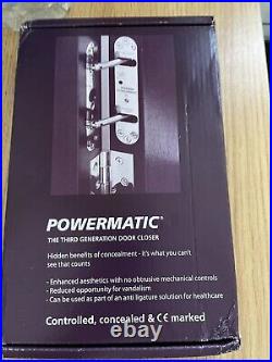 Perko Powermatic RS100 Third Generation Door Closer-Satin Chrome Concealed