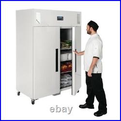 Polar Commercial Upright Double Door Freezer 1200Ltr White 1345Wx815Dx2000Hmm