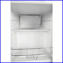 Polar Counter Top Display Fridge in White Finish with Double Glazed Door 46L