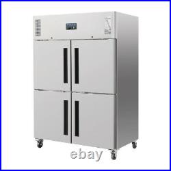 Polar Upright Double Stable Door Gastro Freezer 1200Ltr CW196 Catering