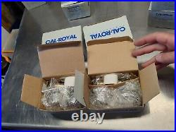 Qty4 CAL-ROYAL CB162 US26D Double Cylinder Deadbolt GRADE 2 HEAVY DUTY SC1 KD