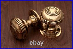Regency Cast Iron Rim Latch Bathroom/Bedroom Lock & Door Knob Sets Aged Bronze