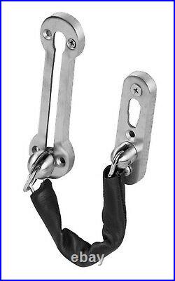 Security Restriction Chain Strong Safety Lock Guard Catch Latch Heavy Front Door