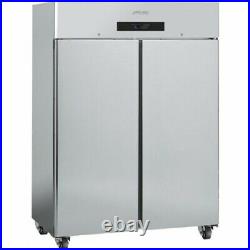 Smeg RC1400LTUK Double Door Commercial Freezer Stainless Steel FA9226