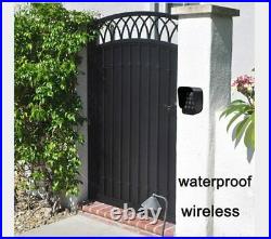 Solar Powered Automatic Dual Swing Gate Door Opener Closer Security system Kit